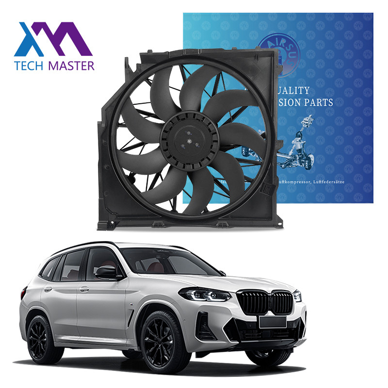 BMW E83 ISO TS15949 인증을위한 OEM 옵션으로 효율적인 플라스틱 자동차 냉각 팬