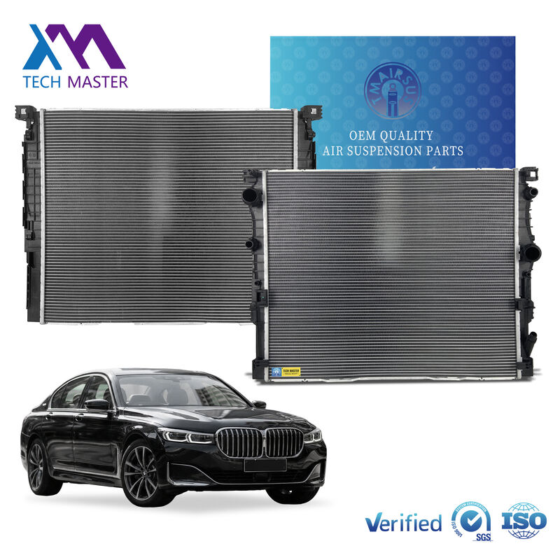 BMW 530i 540i 740i RWD용 알루미늄 수냉 라디에이터 OE 장착, OEM 표준 사이즈
