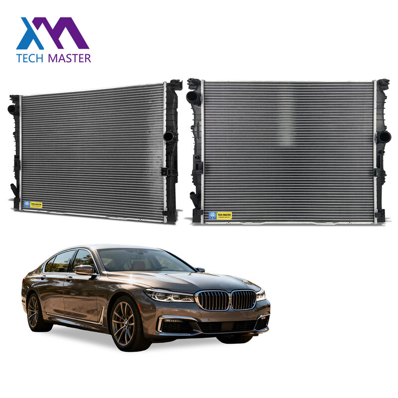 BMW 5 G30 F90 520i 2017-용 자동 알루미늄 라디에이터 OE 17118743664 17118650745 17118686026 내구성 있는 품질 자동차 부품 라디에이터